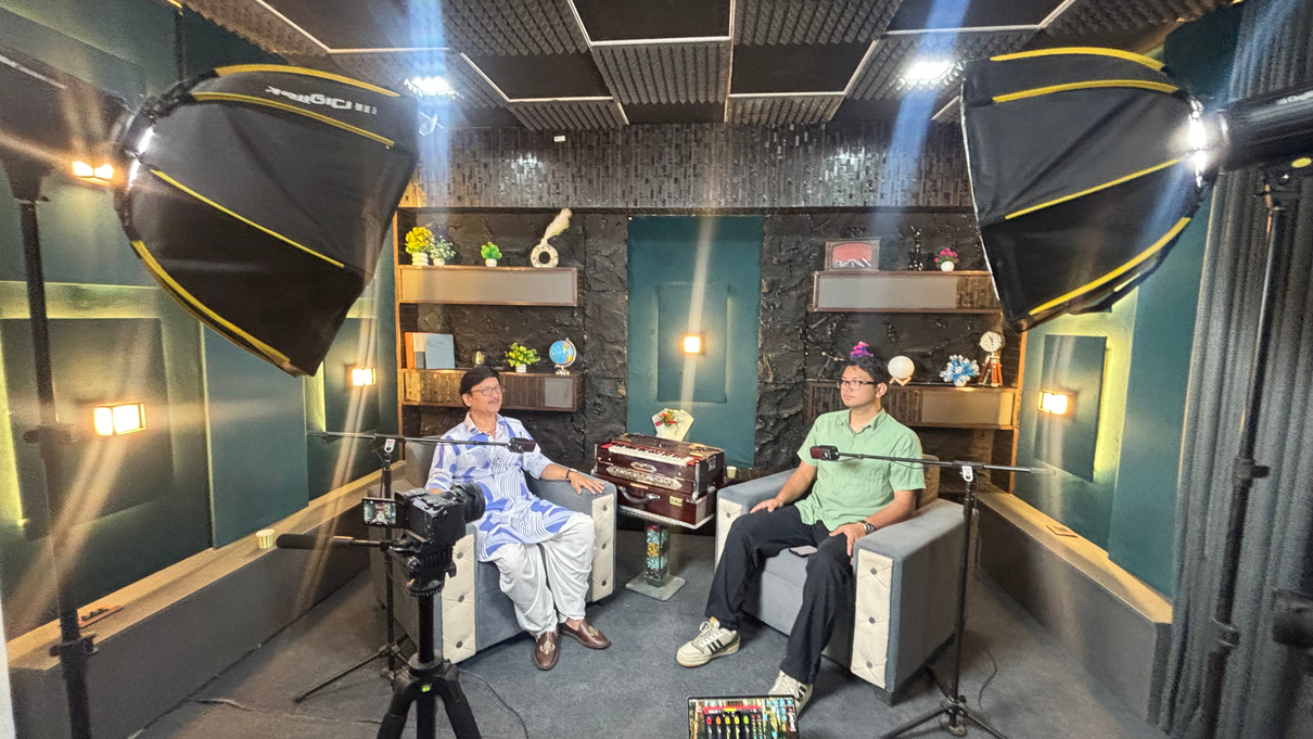 Studio 7 — Two-guest interview shoot