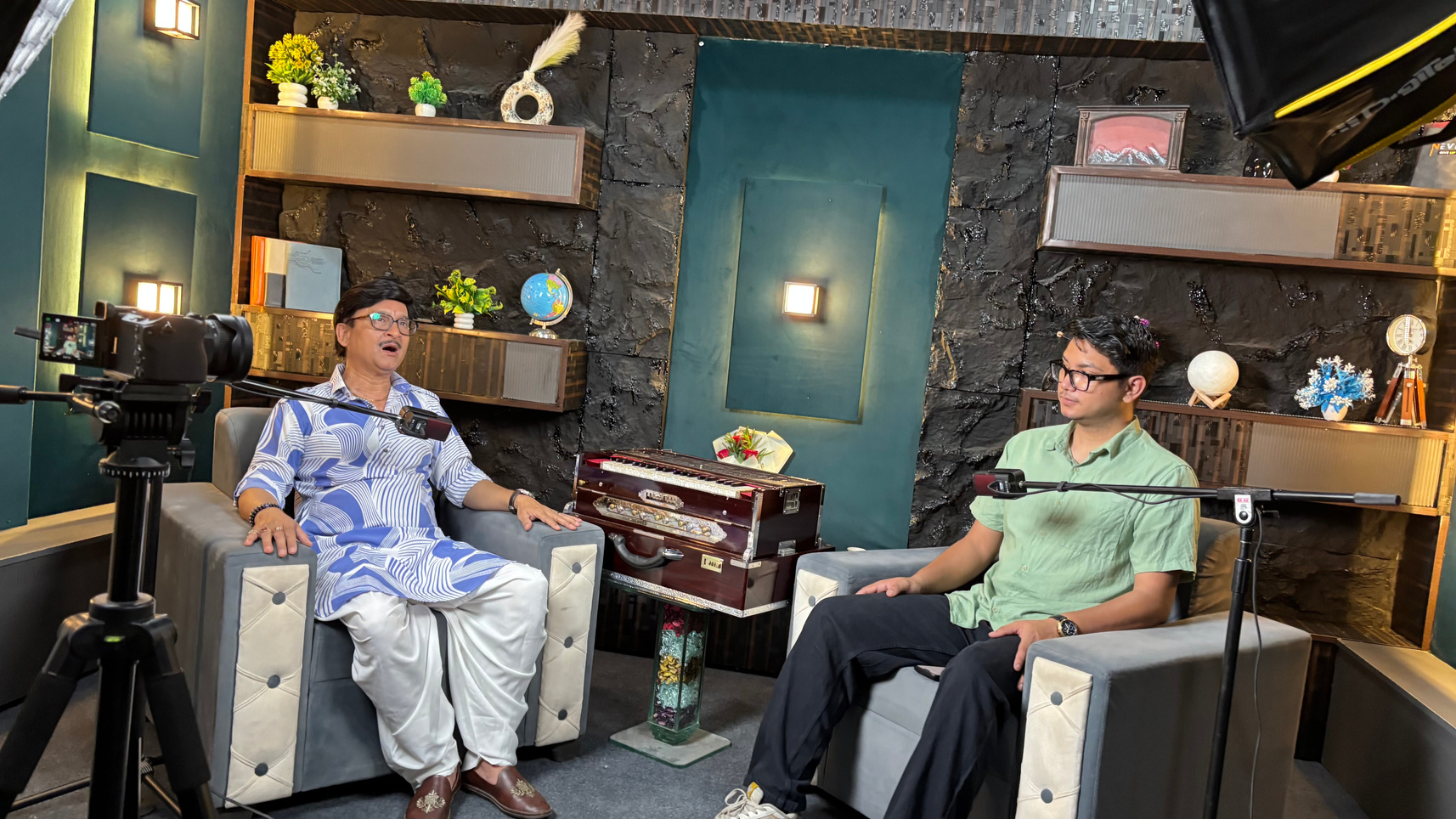 Studio 8 — Interview in progress
